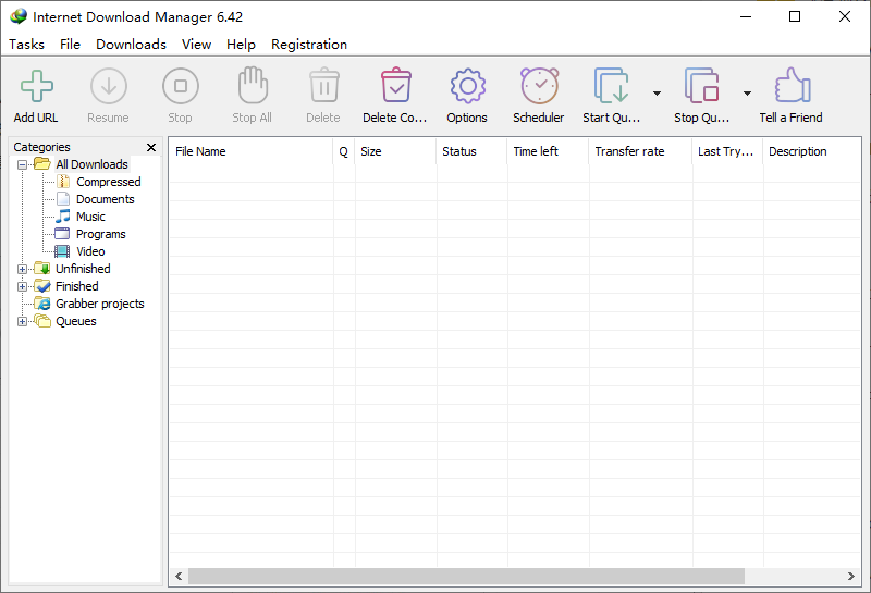 Internet Download Manager 6.42注册版